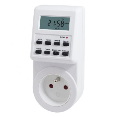 Home Using Electrical Lcd Programmable Kitchen Timer Plug Fr Socket