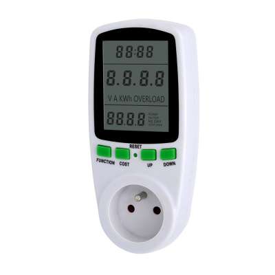 French Type G Solar Energy Meter Wattmeter Power Analyzer Digital Power Meter household  230V