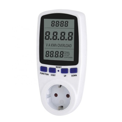 Home Using Digital Voltage Wattmet power meter analyzer Europe Standard