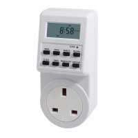 Mini LCD Home using Digital  timer switch UK plug