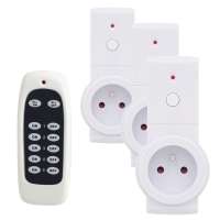 French Household Home Using IP20 Indoor RF Wireless Remote Control Sockets