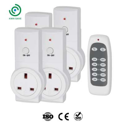 RF wireless radio Remote Control switch UK Type I Plug Socket