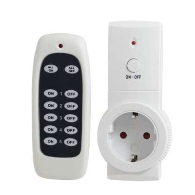 Type G Home Using RF Wireless radio controlled Remote Control EU standard switch plug Socket