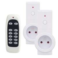 2+1Smart Plug-in  Remote Control witch Socket FR