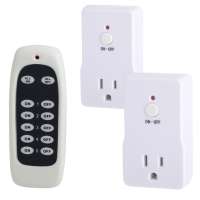 Home Using RF Wireless radio controlled Remote Control US standard switch plug Socket