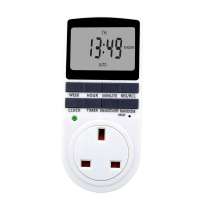 Big LCD  Digital Weekly Daily   timer switch  UK standard