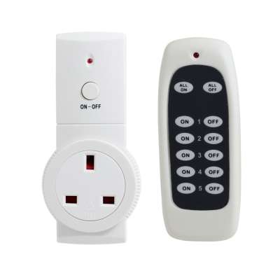 Home Using UK standard RF Wireless radio controlled Remote Control switch plug Socket