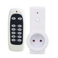 French  Plug-in   Wireless  Remote Control Socket switch