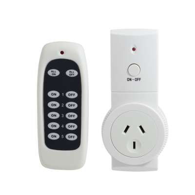 AU Type D Plug  RF wireless radio Remote Control switch