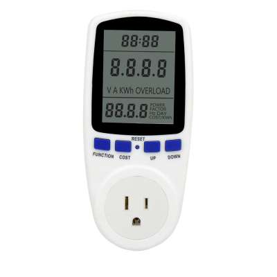 120 V 15A Multiple Digital Display Electric Power Meter socket energy monitor  US Type B Plug