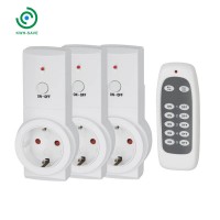 RF wireless radio Remote Control switch Europe Type F Plug Socket