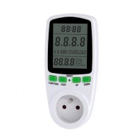 Energy Cost  Meter Voltage Wattmeter Power  Meter Analyzer  French Standard