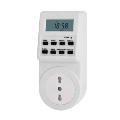 Digital programmable  Weekly Daily timer switch Italy  plug socket