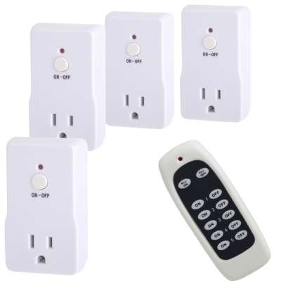 Super Mini design US Type B 433.92 MHz RF wireless Remote Control Switch 120V