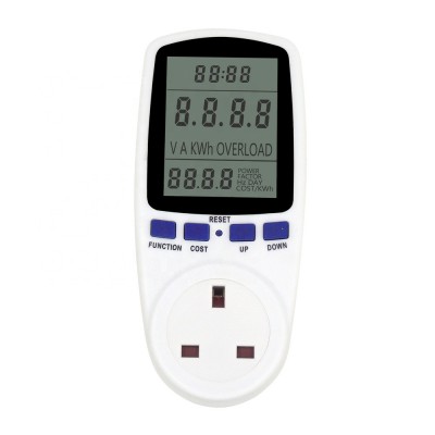 Digital  Energy Cost Meter Voltage Wattmeter Power meter   UK Standard