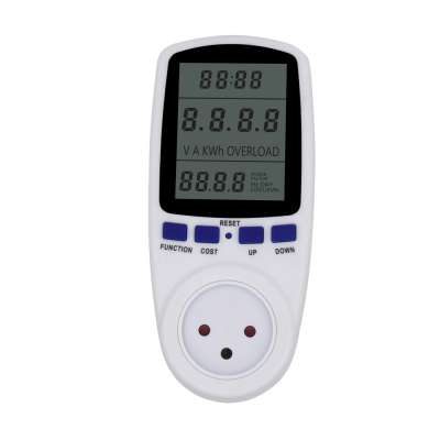 Israel Plug-in Power Energy Consumption Meter Monitor Analyzer Socket